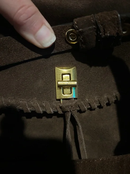 Rebecca Minkoff Darren Top Zip Leather Shoulder Bag - Picture 5 of 13